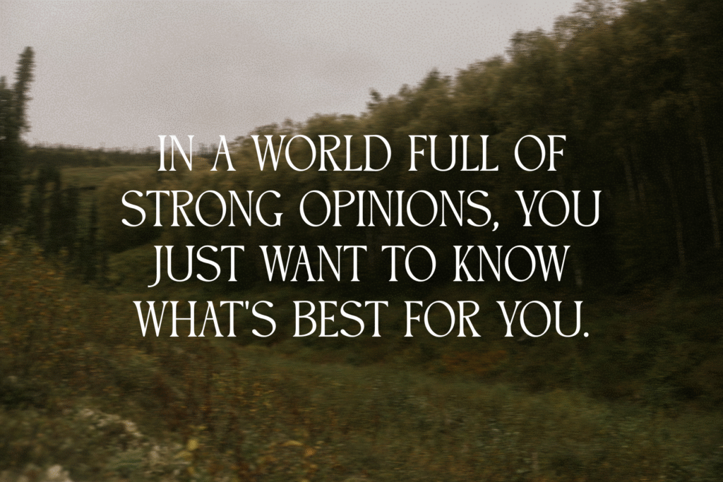 Motivational quote graphic about deciding what’s best for your business when asking, do you need a photography website when just starting out